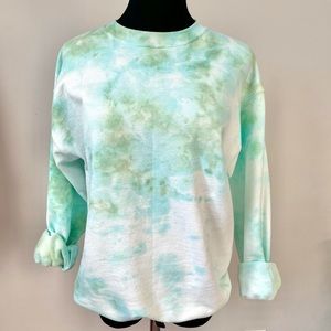 Hanes Sea Foam Crewneck Sweater Small